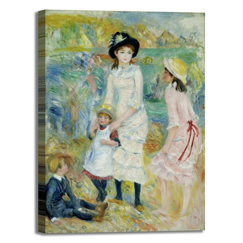 Renoir bambini riva mare - bambini,