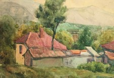 Dipinto ad acquerello vintage