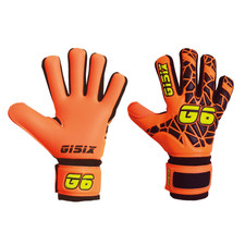Gisix G6 Guanti da portiere bambino Electro Jr 25 Orange Calcio calcetto futsal