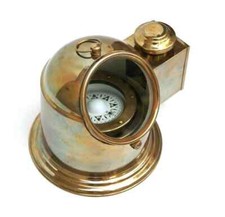Antica lampada a olio cardanici nautici giardino barca/nave bussola binnacle ...