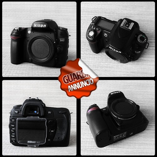 Nikon d80 reflex con sensore - nikon,