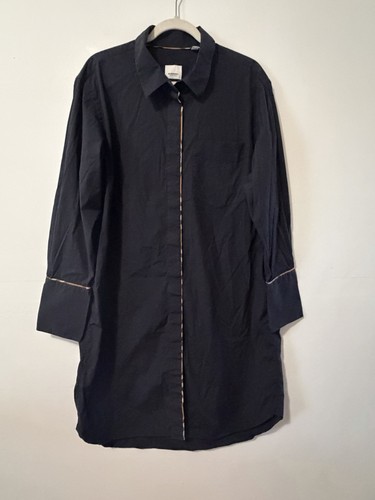 Abito camicia nero burberry - abito,