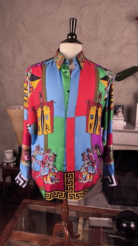 Gianni versace camicia seta - gianni,