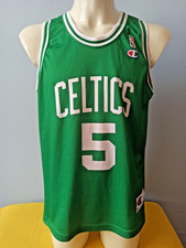 Maglia Boston Celtics 5 Kevin Garnett Champion Canotta NBA Jersey 2007-10 Basket