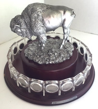 Danbury Mint 1925 - 1937 Buffalo Nichel Espositore Giostra 20 Cristalli Collezione