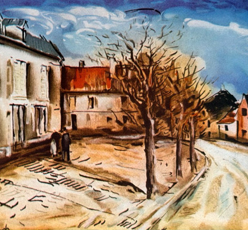 C1920 30s village - village, square