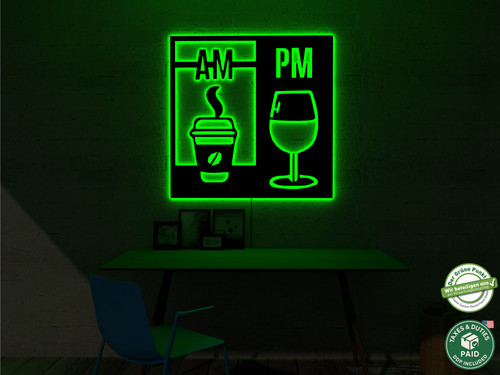 Insegna rgb led wall art - led,