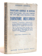 MA063_Hoepli PRONTUARIO GENERALE DI RUOTISMI..del TORNITORE MECCANICO 1949 5ª ed