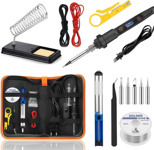 Saldatore stagno kit - 80w, lcd