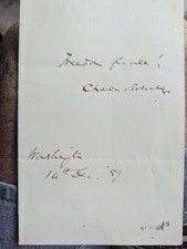 Sen Charles Sumner Returns