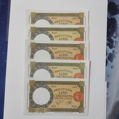 Banconote italiane lire - banconote, 50