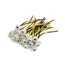 20pz nero giallo T10 Luce