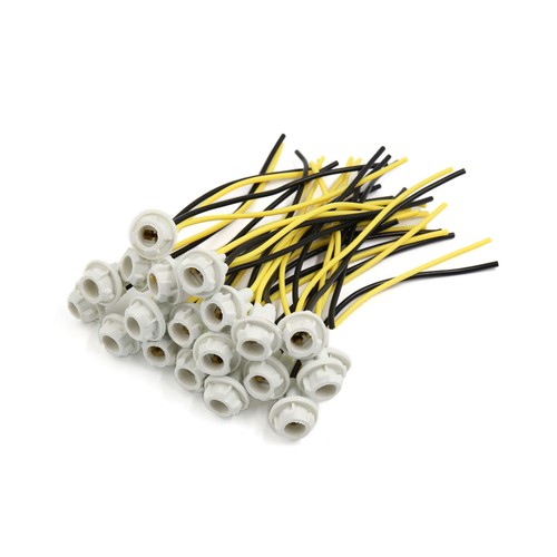 20pz nero giallo - t10, luce