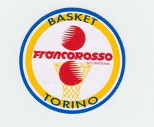 Adesivo TORINO BASKET FRANCOROSSO 1993 1995 Auxilium Pallacanestro
