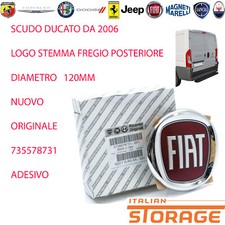 FIAT SCUDO DUCATO DA 2006 LOGO STEMMA FREGIO POSTERIORE 120MM ORIGIN 735578731