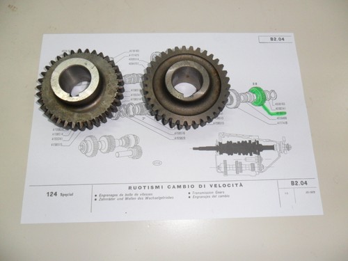Ingranaggio retromarcia fiat - ingranaggio,
