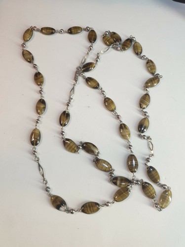 Collana pietre quarzo lunga - quarzo,