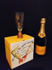 115 - Rares 6 X Flûtes à champagne Veuve Clicquot Ponsardin Alphabet.