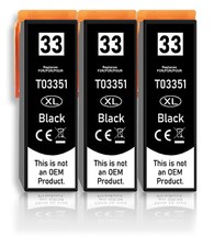 3 cartucce stampante nere per