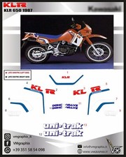 Klr 650 1989 adesivi - 650, adhesives