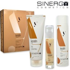 Kit Sinergy Keratin Ritual Box trattamento completo capelli lisci setosi