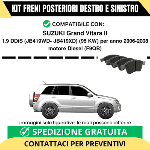 Pastiglie freno posteriori - pastiglie,