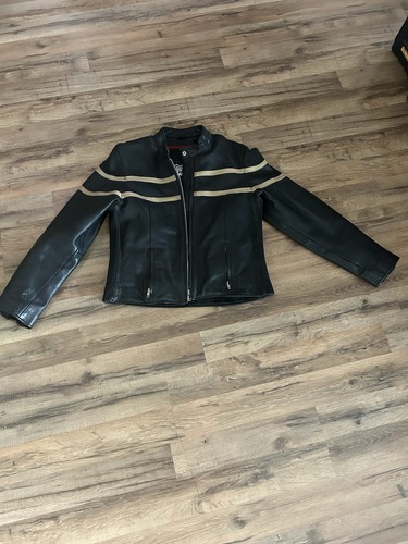Women leather biker - biker, jacket