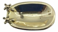 Polished Brass Soap Dish