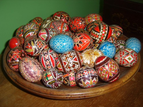 Two decorative easter - decorative,