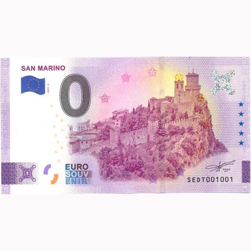 Zero euro souvenir - zero,