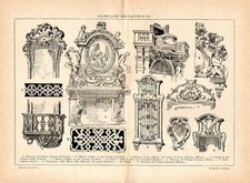 Stampa antica ARCHITETTURA in