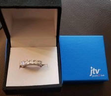 Anello fascia JTV Moissanite