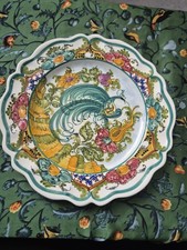 Folk Art Plate Pottery Hand