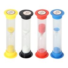 Clessidra a Sabbia IN Tubo di Plastica 1 Minuto: Colore - Nero