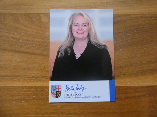 Heike becker autografo - heike,