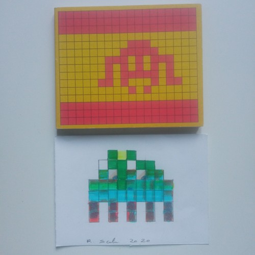 Invader invasion malaga - invasion,