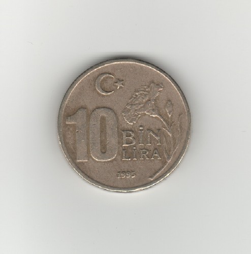 Turchia 10000 lire 1995
