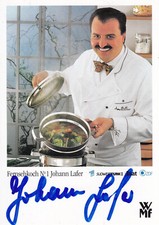 Autografo - Johann Lafer
