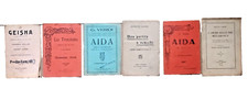 Lotto 6 LIBRETTI d'OPERA   editori vari   primi del Novecento