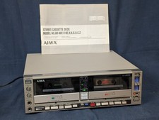 Aiwa stereo cassette deck - aiwa,