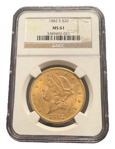 1882s oro 20 dollari - oro,