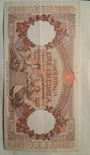 Banconota lire diecimila - diecimila, 26