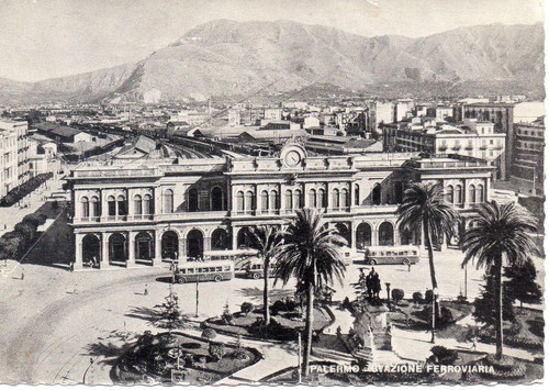 Palermo centrale 1950 - centrale, stazione