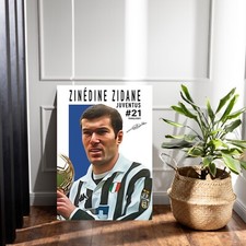 Zidane #21 Juventus Poster Art