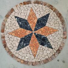 "ANTICA ROMA" ROSONE MOSAICO ANTICATO interni - esterni diam. 90 cm COD. RUDLXX