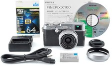 FujiFilm FinePix X100 12,3 megapixel fotocamera digitale compatta argento...