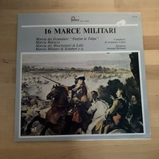 Lp 33 Giri 16 Marce Militari Fontana Serie Argento 