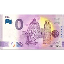 0€ ZERO EURO SOUVENIR BANCONOTA UFFICIALE ITALIA 2022 - PISA