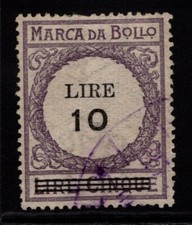Italia anni '20 Marca Bollo 10