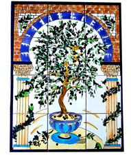 Piastrelle dipinte a mano